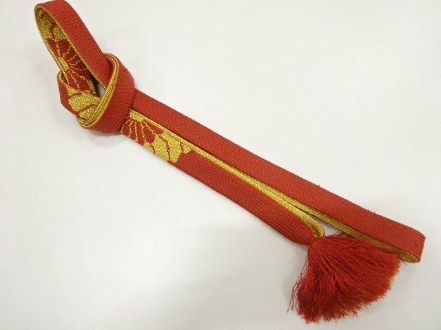 JAPANESE KIMONO / HAND-TIED OBIJIME CORD
